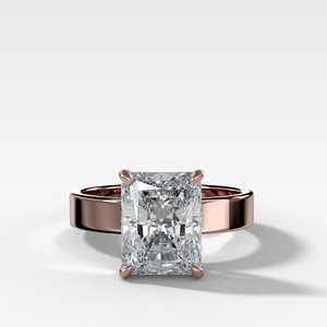 Custom 4ct Radiant Cut Lab Grown Diamond Engagement <b>Ring</b> 10k 14k Solid <b>Gold</b> Classic Prong <b>Set</b> Solitaire Wedding <b>Ring</b> Anniversary - Product Image 6
