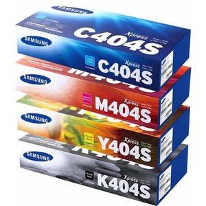 Ensemble de cartouches de <span class=keywords><strong>toner</strong></span> CMYK d'origine <span class=keywords><strong>Samsung</strong></span> CLT-404S - Product Image 1