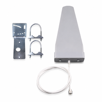 Antenne WiFi directionnelle extérieure LPDA à gain élevé 18dBi double bande 2.4G 5.8GHz pour routeur CPE FPV Drone Pont sans fil