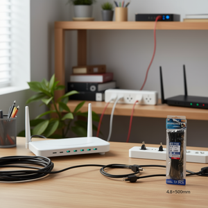 Attaches de câbles noires BRIDAS 4,8*500mm – Gestion des câbles et accessoires - Product Image 3