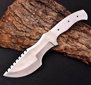 Nordic Forge Carbon Steel Tracker Knife Blank Blade Full Tang Hunting & Camping Knife Blank Satin Polish Finish - Product Image 3