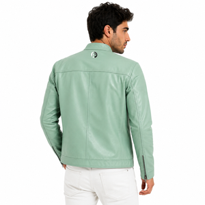sleek men leather <b>jacket</b> offering a <b>smart</b> fit soft comfort durable quality and stylish appeal for casual outings daily wear and - Product Image 3