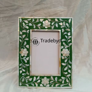 Marco de Fotos Creativo con Incrustaciones de Concha de Nácar Hecho a Mano, Acabado Brillante de Primera Calidad, Opción de Logotipo Personalizado, Venta al Por Mayor Tradebyd - Product Image 3