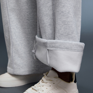 Women's Fleece <b>Lined</b> Warm Windproof Breathable High Waist Sweatpants Loose Straight Leg Jogger <b>Pants</b> Drawstring Winter Trousers - Product Image 4