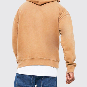 Sudadera con Capucha para Hombre, Corte Regular, 100% Algodón, Cuello Alto con Cierre de Cremallera, Bordado GO! Logotipo en el bolsillo frontal, estilo casual de invierno - Product Image 6