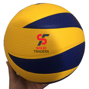 Solid Trader Universal PU Volleyball Professional Athletes Lightweight Enhanced Control Surface Soft Padded Size 5 <b>Training</b> <b>Ball</b> - Product Image 4