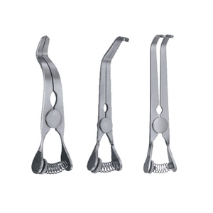 ADAN <b>INSTRUMENTS</b> DeBakey-Satinsky Atrauma Bulldog Clamp Stainless Steel Cardiovascular <b>Neurosurgery</b> Glove Clamps Curved - Product Image 5