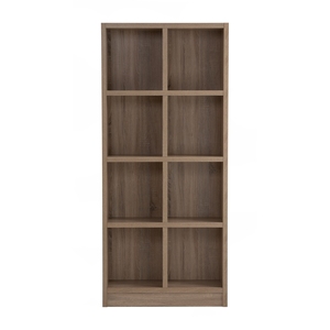Modern Sonoma Oak <b>Laminated</b> Board 8 Compartment Storage Organizer Home Office File Cabinet - Product Image 2