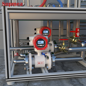 Ce ATEX Rs485 液体磁気流量計 4-20ma パルス電池式燃料液体電磁流量計 - Product Image 5