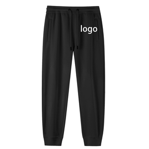 กางเกงจ็อกเกอร์ผ้าฝ้ายคุณภาพสูงสำหรับผู้ชาย ไซส์ใหญ่ เอวกลาง สไตล์ลำลอง ทรงหลวม ใส่วิ่ง ออกกำลังกายกลางแจ้ง กางเกงวอร์มผ้าฝ้ายเนื้อหนา - Product Image 5