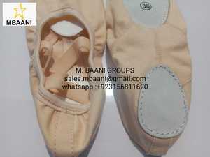 MBAANI รองเท้าบัลเล่ต์แบบนุ่มผู้หญิงหนังแท้ด้านบนบุผ้าฝ้ายรองเท้าเต้นรำแบบแบนขนาด 35 - Product Image 4