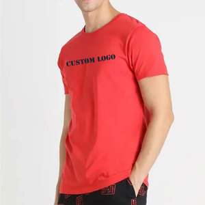 T-shirts pour hommes de haute qualité, 100% coton tricoté, couleur unie, séchage rapide, vêtements décontractés, coupe classique, prix de gros - Product Image 2