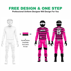 New Vintage Design Sublimation Printing MX Racing Jersey Pants High Quality Nylon Polyester Fabric Men's Motocross Riding Suit - Product Image 2