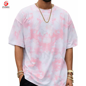 เสื้อยืดสตรีทแวร์ผู้ชายแบบเรียบๆ คุณภาพสูง ขายส่ง แบบสั่งทำทรงโอเวอร์ไซส์ - Product Image 1