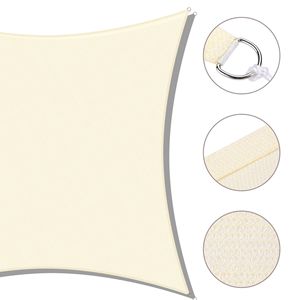 Vela Parasole Rettangolare Bianca 20 x 23 - Eleganti Vele e Reti Ombreggianti per Esterni - Product Image 5