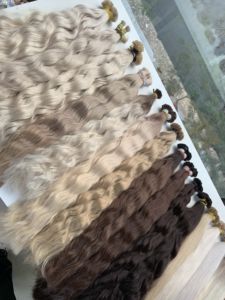 Extensions de cheveux humains vietnamiens 100g Couleur claire 60cm de longueur Super Double Drawn Lots en vrac Fournisseurs du Vietnam - Product Image 5