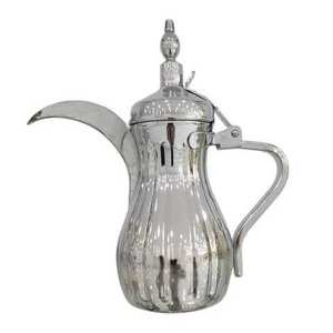 High On Demand New Golden <b>Arabic</b> Coffee Pot Metal Durable Middle East Style <b>Tea</b> Drinking <b>Set</b> Dallah Coffee Pot - Product Image 3