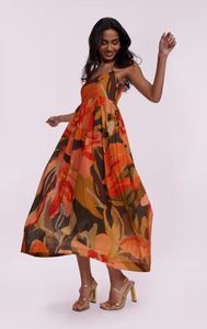 Nouvelle arrivée, robe sexy à col en V, style polynésien, sans manches, décontractée, élégante, ample, longue, meilleur design, robe longue pour femmes - Product Image 3