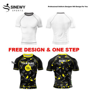 Rashguard de Compression Unisexe Confortable à Manches Courtes UPF50, Taille Personnalisée, Nouveau Design Tendance, Meilleure Vente - Product Image 5