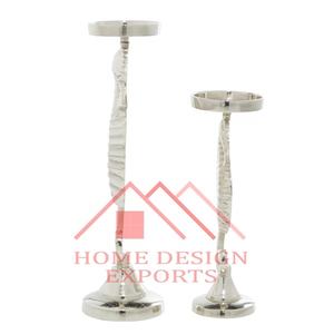Centro DE MESA DE BODA, candelabro de aluminio de nuevo diseño, soporte de vela de escultura de caballo de mar de aluminio - Product Image 3