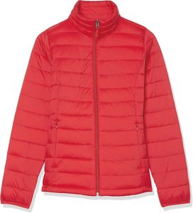 Women's Emerald Green Quilted Jacket <b>Stand</b> Collar Full Sleeve Zipper Closure Solid Color Winter Puffer <b>Coat</b> - Product Image 6