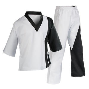 Ropa de Artes Marciales Ligera de Secado Rápido para Adultos Unisex, Uniformes de Karate Personalizados con Diseño Frontal, Uniformes de Alta Calidad de Poliéster y Algodón Duraderos - Product Image 1