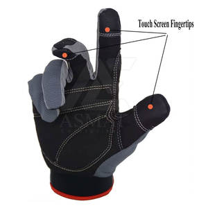 Gants mécaniques confortables en maille respirante avec grip flexible pour travaux lourds 2026 - Product Image 5