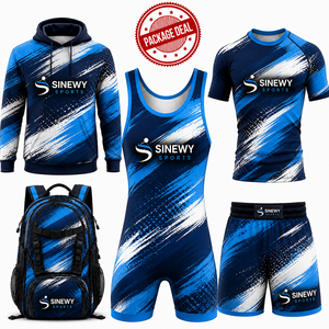 ชุดกีฬา MMA SINEWY สำหรับทุกเพศ พิมพ์ลายแบบ Sublimation ผ้าโพลีเอสเตอร์ ระบายเหงื่อได้ดี แห้งเร็ว เหมาะสำหรับการออกกำลังกาย - Product Image 2