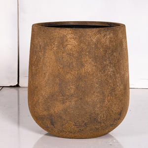 Juego de Macetas Esféricas Negras Lisas de Fibra de Vidrio para Decoración de Jardín Interior/Exterior Hieta Modernas, 4 Tamaños 30-70cm, Maceta Hieta - Product Image 5