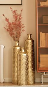 Vase en métal noir contemporain, accent décoratif artistique pour une sophistication intérieure haut de gamme - Product Image 6