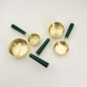 Nueva Cuchara Medidora de Café para Cocina, de Acero Inoxidable Dorado, con Mango de Resina, Tazas y Cucharas Medidoras, Utensilios para Hornear - Product Image 4