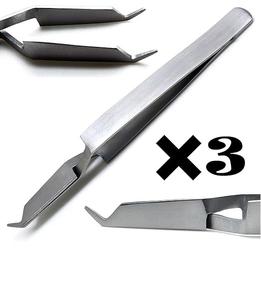 Colocador de Brackets Dentales de Alta Calidad con Pinzas de Acero Inoxidable Tipo Clip para Brackets Planos - Product Image 1