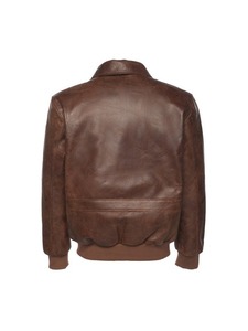 เสื้อแจ็คเก็ตบอมเบอร์สีน้ำตาลวินเทจ A2 - Product Image 2