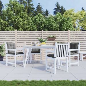 Cuscini per sedie da giardino con schienale basso grigio 4 pezzi 39.4 cuscini e cuscini in tessuto da esterno "x 19.7" x 2.8" - Product Image 1