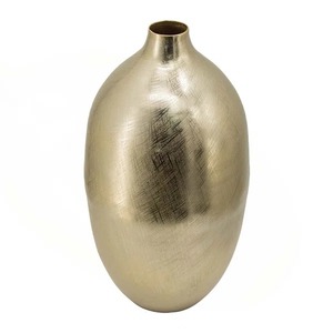 Minimalist Brass Tabletop <b>Vase</b> Handmade Metal Decorative Home Interior Design Artistic <b>Vase</b> for Modern Living Room Decor - Product Image 4