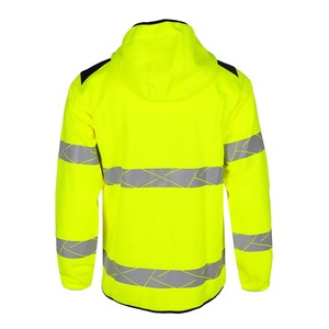 Hi-vis Polyester Rip-Stop Unisex Sweatshirt <b>Pullover</b> <b>Jumper</b> Safety Reflective Workwear Hoodie with Embroidery - Product Image 3