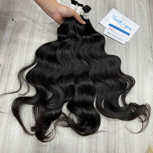 ¡OFERTA ESPECIAL! Extensiones de Cabello Humano Vietnamita Crudo al por Mayor, Cabello Remy con Cutícula Natural de un Solo Donante, Ondulado Natural - Product Image 2