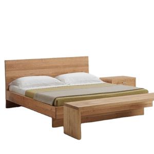 Marco de cama de madera de alta calidad, mueble de dormitorio de estilo moderno, OEM, 100%, venta al por mayor - Product Image 1