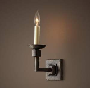 Portavelas de Pared de Latón Hecho a Mano, Acabado Antiguo, Decorativo - Product Image 2