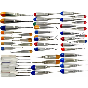 Elevadores Luxadores Quirúrgicos Dentales Reutilizables y Duraderos, Herramienta de Extracción de Puntas de Raíz, Instrumento de Cirugía Oral de Acero Inoxidable, CE - Product Image 5