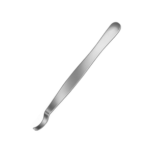 Écarteur de hanche à levier osseux en acier inoxydable, courbé, 300 mm (11,34 po), pointe émoussée, largeur de la mâchoire 6,2 mm, largeur de l'ouverture 28 mm, Hohmann, usage hospitalier - Product Image 6