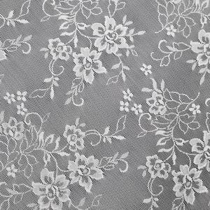 Tela de Encaje Elástica Ligera con Bordado Floral, Color Personalizado, 14 cm, Nailon, Spandex, Encaje Elástico de Punto para Lencería y Vestidos - Product Image 3