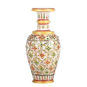 Vase à fleurs en marbre, design artisanal, décoration d'intérieur, accent de table, nouvelle arrivée, élégant, décoration intérieure - Product Image 6