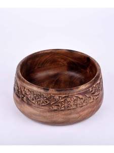 ชามไม้เนื้อแข็งขัดเงาแบบขายส่ง เป็นมิตรกับสิ่งแวดล้อม สำหรับเสิร์ฟพาสต้าและบะหมี่ ภาชนะบนโต๊ะอาหารทันสมัยมีสไตล์ - Product Image 2