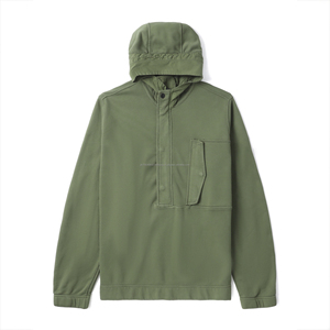 Sudadera con Capucha de Felpa Gruesa de Algodón de Alta Calidad con Media Cremallera y Bolsillo en el Pecho, Personalizada de Fábrica, 600 gsm, con Cotización - Product Image 5