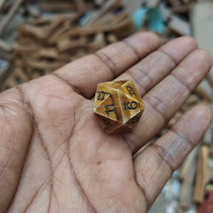 High demand product Buffalo bone Polished Eco-Friendly Buffalo Horn Bone Round D&d Dice <b>Gaming</b> European Style at best price - Product Image 5