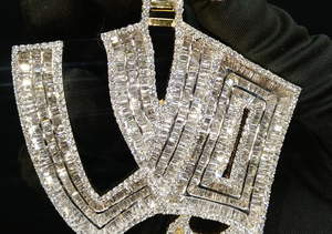 Collar de Hip Hop con Colgante de Mapa de Estado Personalizado con Número, Estilo Iced Out, Micro Pavé, Joyería Bling, Regalo de Estilo Impresionante - Product Image 6