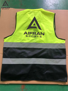 Chaqueta de Seguridad Aifran Resistente al Viento de Alta Visibilidad, Chaleco Reflectante con Múltiples Bolsillos para Trabajos de Construcción - Product Image 3