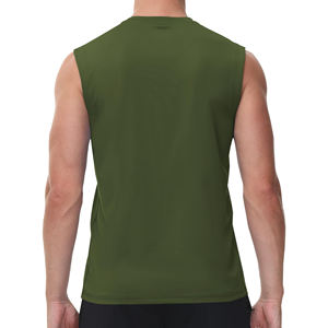 Camisetas sin Mangas de Alta Calidad para Hombre, Camiseta sin Mangas Elegante, Transpirable, de Secado Rápido, Cuello Redondo, para Fitness, Deportes, Gimnasio, Camisetas sin Mangas a la Moda - Product Image 2