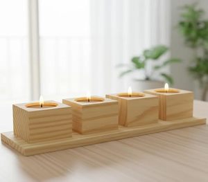 Gabinete de Templo Cilíndrico de Madera de Teca Marrón Tallado a Mano, Decoración para el Hogar, Forma Hexagonal, Ecológico y Duradero, 28x28x50 cm, Aqudus - Product Image 5